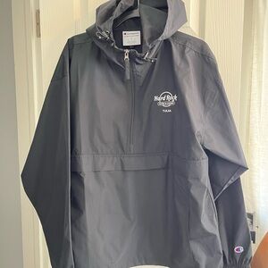 Champion Black Windbreaker Jacket